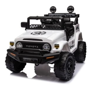 mamido Elektrické autíčko Toyota FJ 4x4 bílá