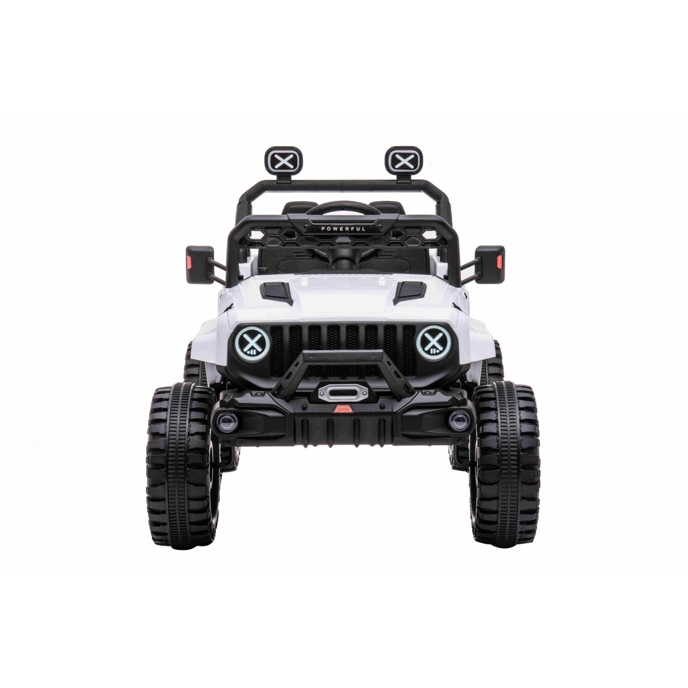 Elektrické autíčko jeep Off-road Speed 4x4 bílé - Obrázek 2