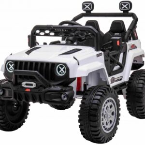 mamido Elektrické autíčko jeep Off-road Speed 4x4 bílé