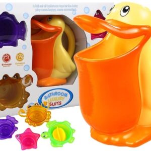 mamido Hračka do koupele Pelikán s formičkami