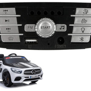 mamido Hudební panel do elektrického vozítka policie Mercedes SL500