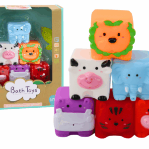 mamido Měkké vzdělávací kostky do koupele zvířátka