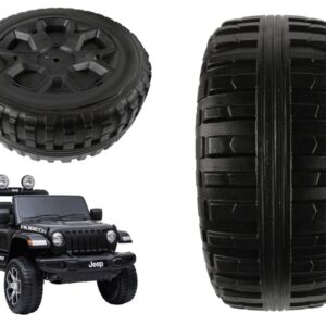 mamido Náhradní kolo EVA s puklicí na elektrické vozítko Jeep Wrangler Rubicon