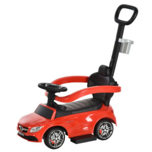 mamido Odrážedlo Mercedes s vodící tyčí červené