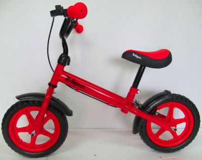 Odrážedlo R9 R-Sport s brzdou a zvonkem červené - Obrázek 2