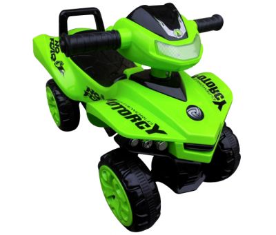 Odrážedlo čtyřkolka J5 se zvukovými efekty zelená - Obrázek 2