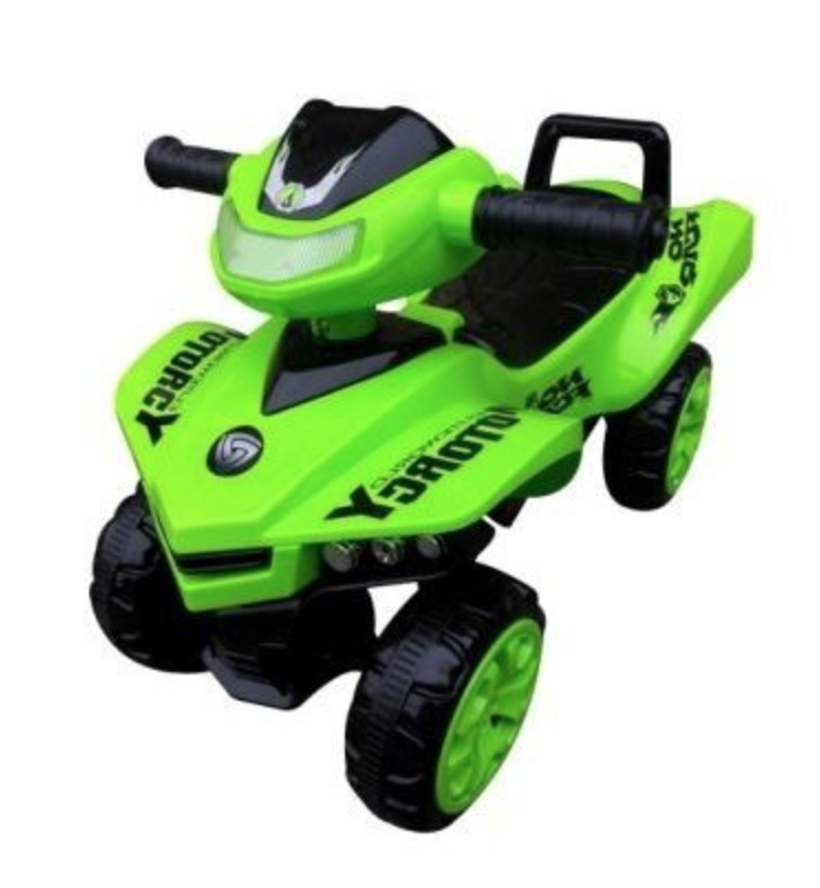 mamido Odrážedlo čtyřkolka J5 se zvukovými efekty zelená