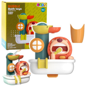 mamido Pěnová hračka do koupele Lev a kachnička