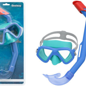 mamido Potápěčská sada Maska se šnorchlem Bestway 24023 modrá
