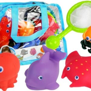 mamido Sada mořských zvířátek do koupele se sítkem