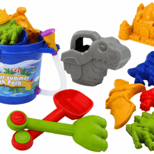 mamido Sada na písek kyblík se sprchou lopatka hrábě formičky dinosauři