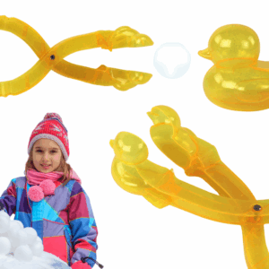 mamido Sněhová mašina na výrobu sněhových koulí Kachna žlutá