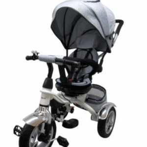 mamido Tříkolka T3 R-Sport šedá