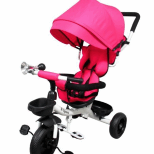 mamido Tříkolka T4 R-Sport s EVA koly růžová