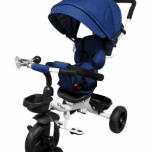mamido Tříkolka T4 R-Sport s EVA koly tmavě modrá