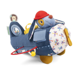 Lilliputiens - měkká hračka s aktivitami - letadlo pejsek Jules