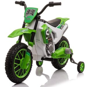 Mamido Mamido Dětská elektrická motorka XMX616 zelená | EVA kola | 12V 7Ah