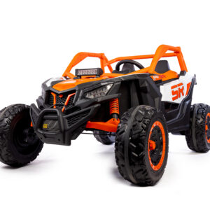 Mamido Mamido Elektrické autíčko Buggy Bumper 66 oranžové | 24V | 4x200W | EVA | LED | 2