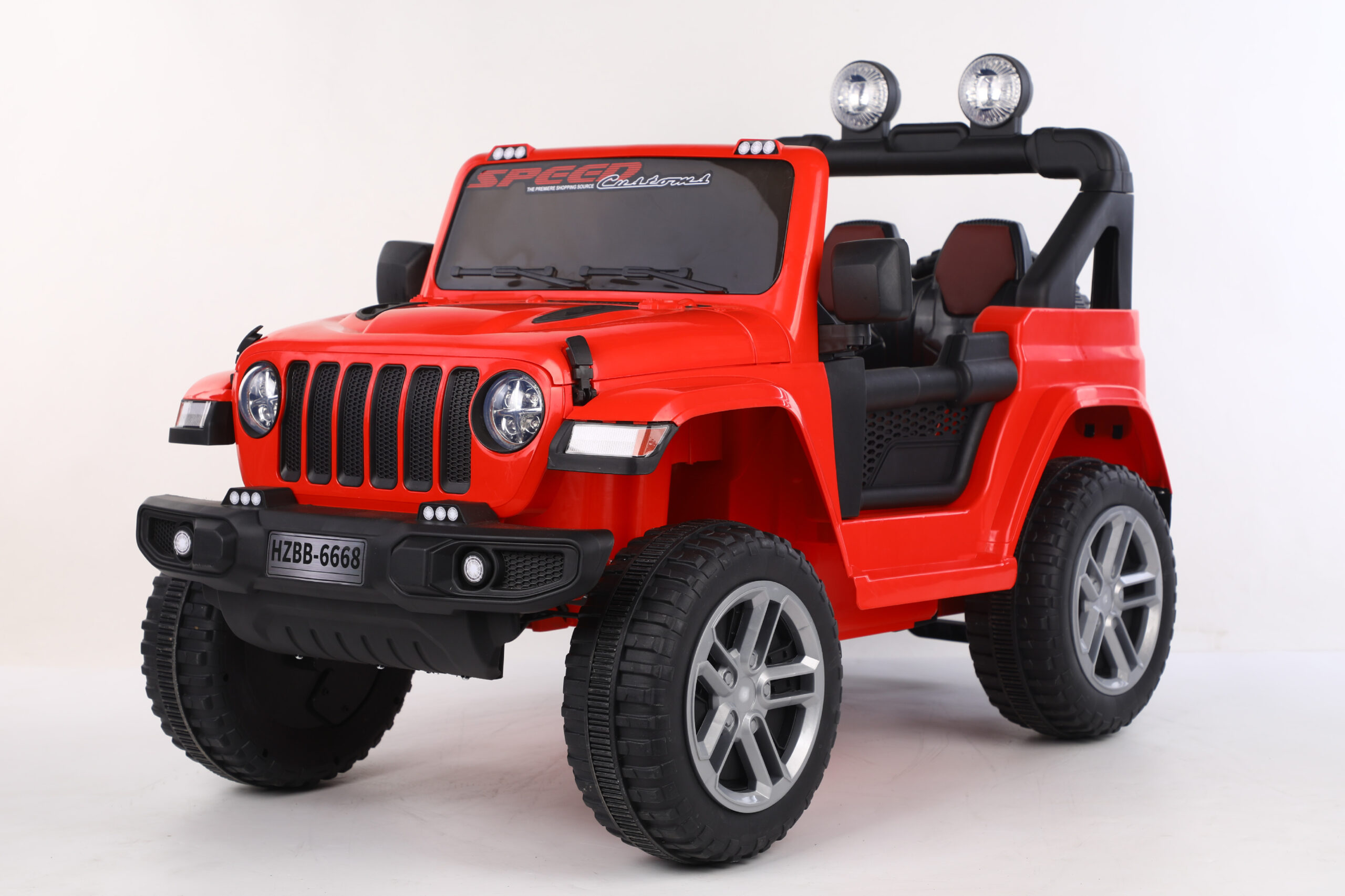 Mamido Mamido Elektrické autíčko SPEED 2.0 - 4x4 červené | 180W | EVA | LED | 2