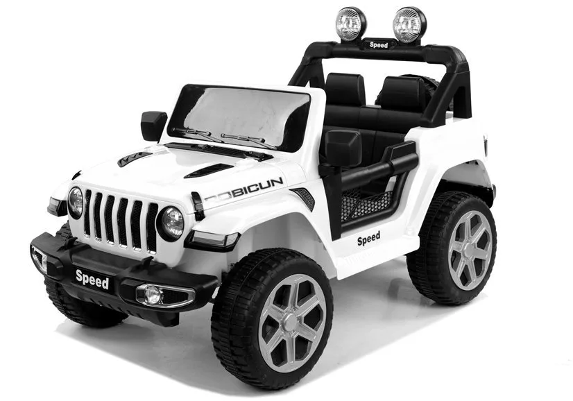 Mamido Elektrické autíčko SPEED 4x4 bílé | 180W | EVA | LED | 2