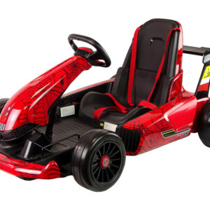 mamido Dětská elektrická motokára Spider lakovaná červená