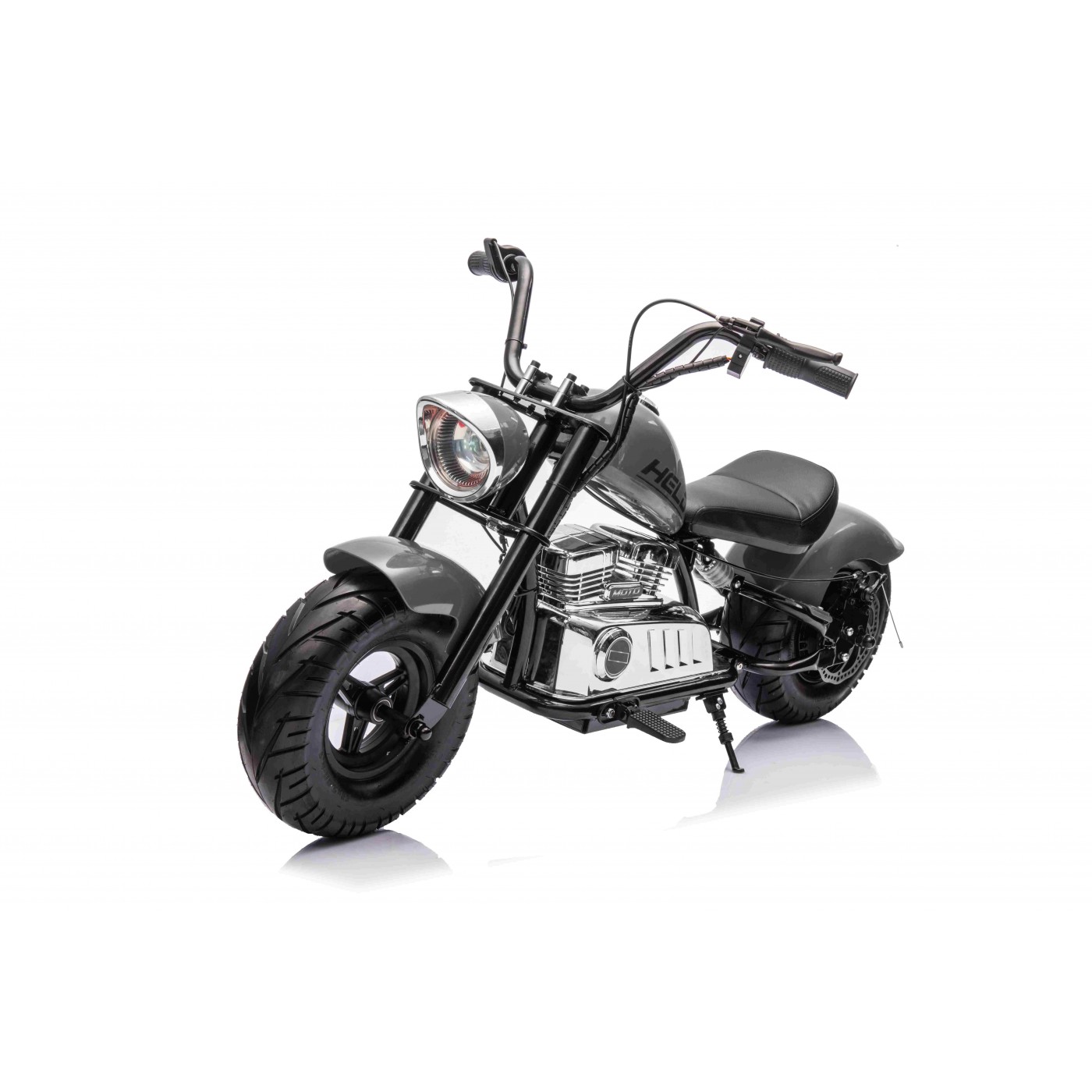 mamido Dětská elektrická motorka Chopper Warrior 36V šedá