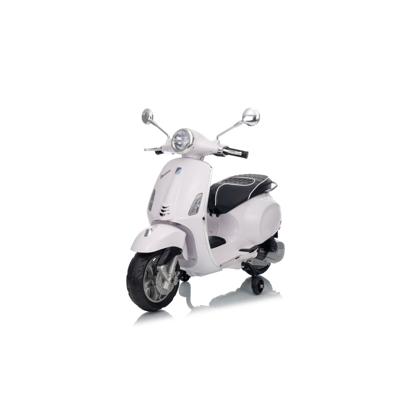 mamido Dětský elektrický skútr Vespa ROMA bílý