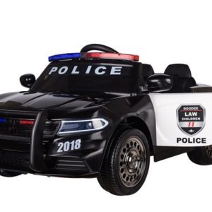 mamido Elektrické autíčko Policie černé