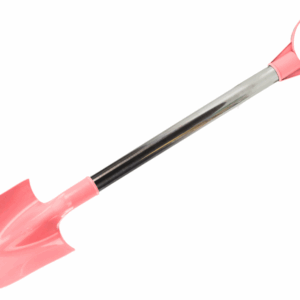 mamido Hliníková lopatka na písek s pastelově růžovou rukojetí 60 cm