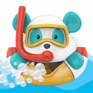 mamido Hračka do koupele Generátor mýdlových bublin medvídek