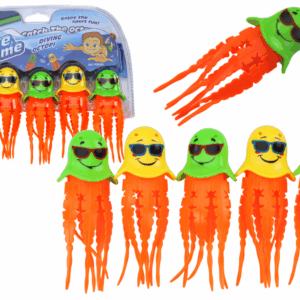 mamido Hračky do Koupele Potápěcí Sada Medúzy 6 Kusů