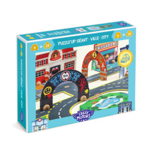 Auto Crazy Motors - Puzzl'Up Bláznivé město - 34 ks