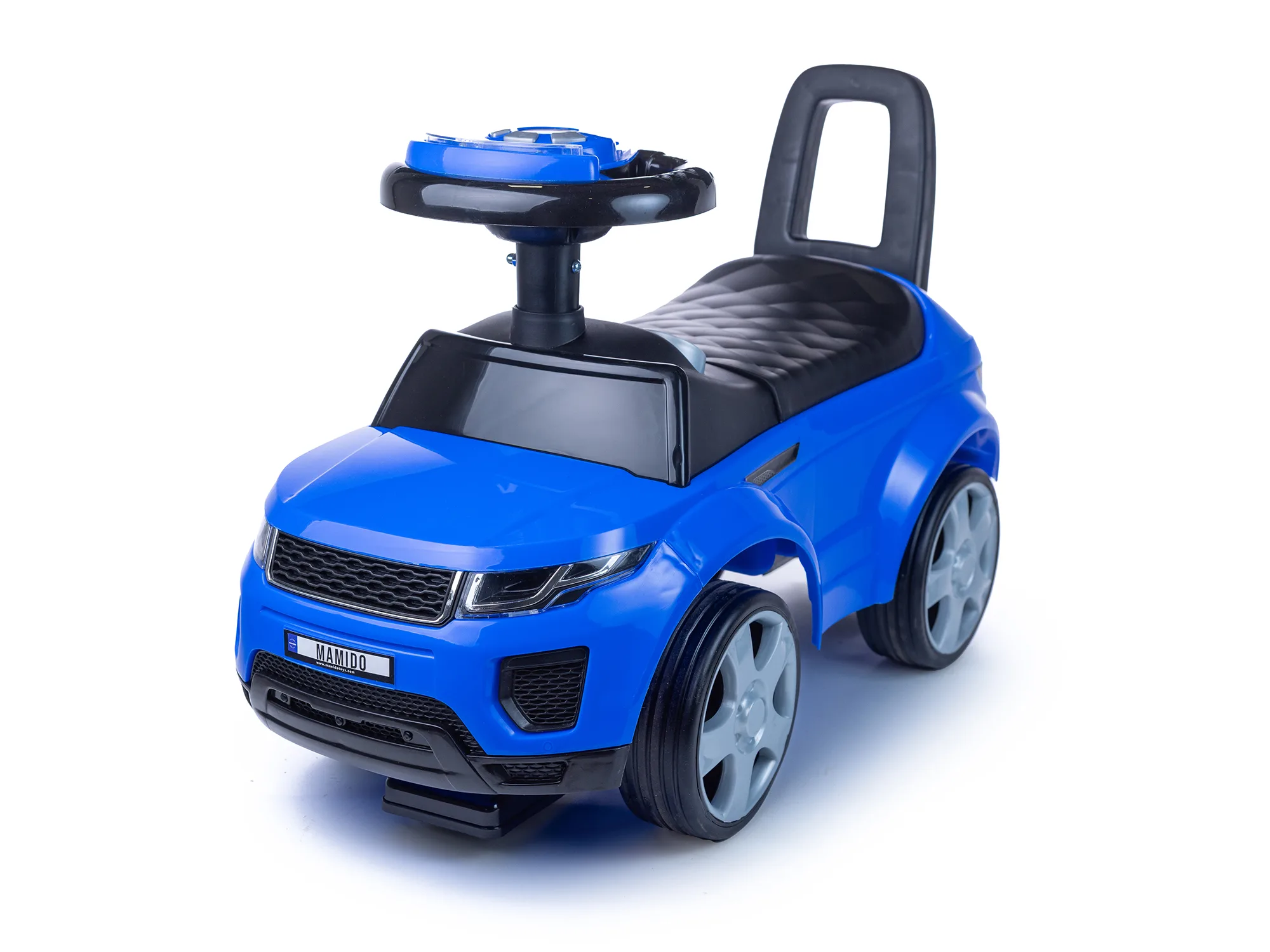 Mamido Dětské odrážedlo auto Range Rover styl modré Gumová kola