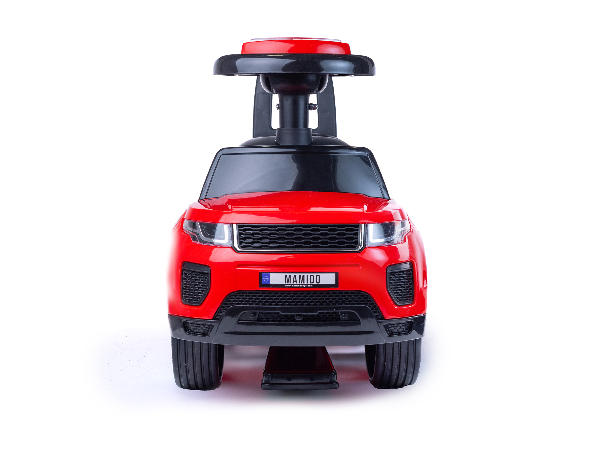 Mamido Mamido Dětské odrážedlo auto Range Rover style červené Gumová kola - Obrázek 2