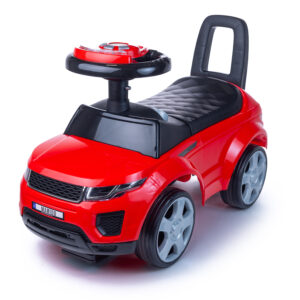 Mamido Mamido Dětské odrážedlo auto Range Rover style červené Gumová kola