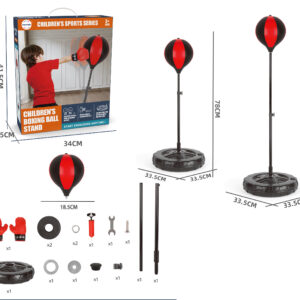 Mamido Mamido Dětský boxovací set - rukavice a boxovací hruška 78 - 105 cm MT1168