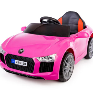 Mamido Mamido Elektrické autíčko Fast Wing eko-kůže růžové