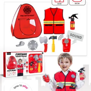 Mamido Hasičský stan s kostýmem a doplňky 8 ks