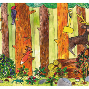 Marionetino - Přídavná kulisa - Perníková chaloupka