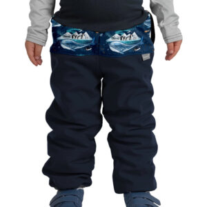 Softshellové oteplovačky s beránkem Plus