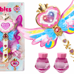 mamido Bublinkovač kouzelnická hůlka s křídly se světly a zvuky