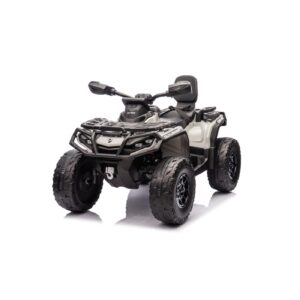 mamido Dětská elektrická čtyřkolka Can-Am Outlander ATV 4x200W šedá