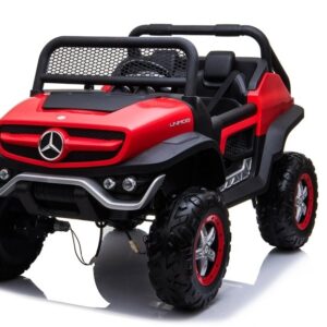 mamido Dětské elektrické autíčko Mercedes Unimog 4x4 červené