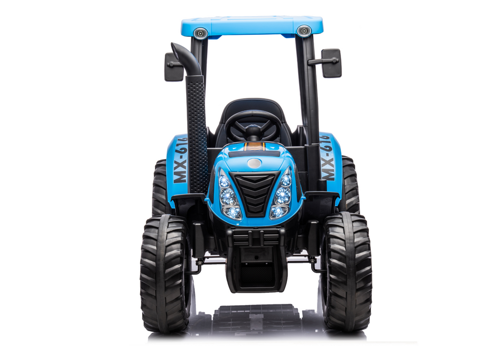 Dětský elektrický traktor A011 24V 400W modrý - Obrázek 2