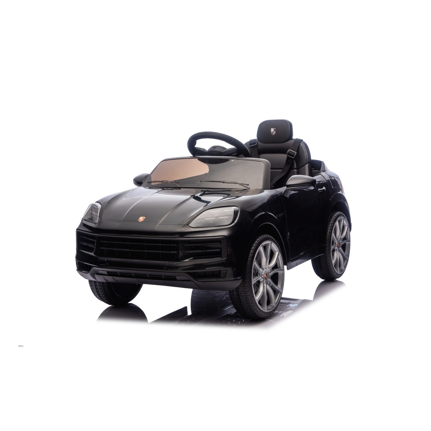 Elektrické autíčko Porsche Cayenne černé - Obrázek 2