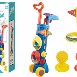 Dětský set na minigolf s vozíkem