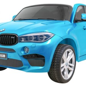 Elektrické autíčko BMW X6 M dvoumístné XXL lakované modré