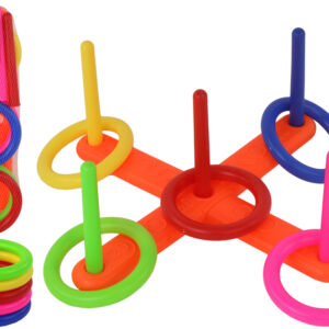 Hra na šikovnost – hod na cíl s barevnými kruhy