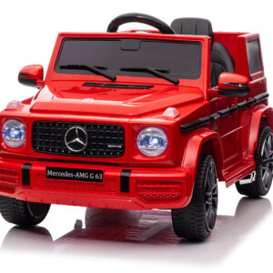 Mamido Dětské elektrické autíčko Mercedes Benz G63 cabrio EVA kola červené