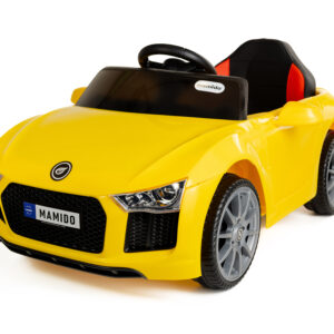 Mamido Elektrické autíčko Fast Wing eko-kůže žluté